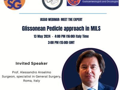 Webinar IASGO : Meet the expert  – Glissonean Pedicle approach in MILS – May 13, 2024 Webinar IASGO : Meet the expert  – Glissonean Pedicle approach in MILS – May 13, 2024